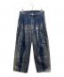 SUBLATIONS（サブレーションズ）の古着「2TUCK WIDE DENIM PANTS」｜ブルー