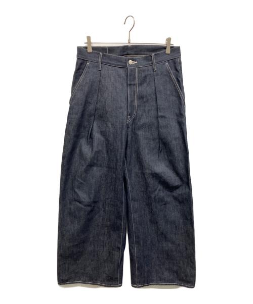 Graphpaper（グラフペーパー）Graphpaper (グラフペーパー) Selvage Denim Two Tuck Pants インディゴ サイズ:1の古着・服飾アイテム