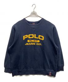 POLO JEANS（ポロジーンズ）の古着「スウェット」｜ネイビー