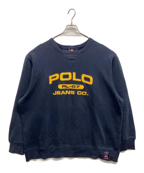 POLO JEANS（ポロジーンズ）POLO JEANS (ポロジーンズ) スウェット ネイビー サイズ:XXLの古着・服飾アイテム