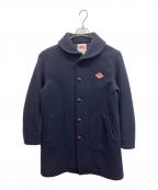 DANTONダントン）の古着「DANTON ウールモッサシングルフードコート」｜ネイビー