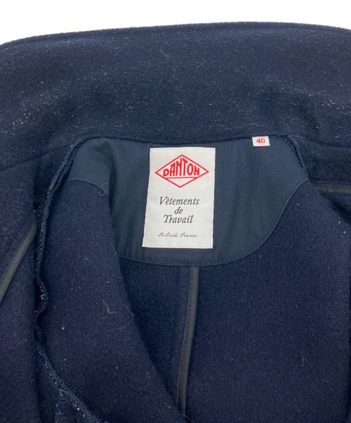 DANTON（ダントン）DANTON (ダントン) DANTON ウールモッサシングルフードコート ネイビー サイズ:40の古着・服飾アイテム