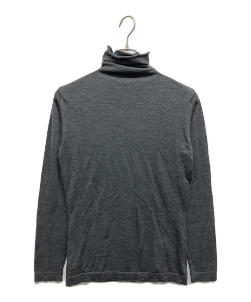 JOHN SMEDLEY（ジョンスメドレー）JOHN SMEDLEY (ジョンスメドレー) ウールハイネックニット グレー サイズ:Lの古着・服飾アイテム