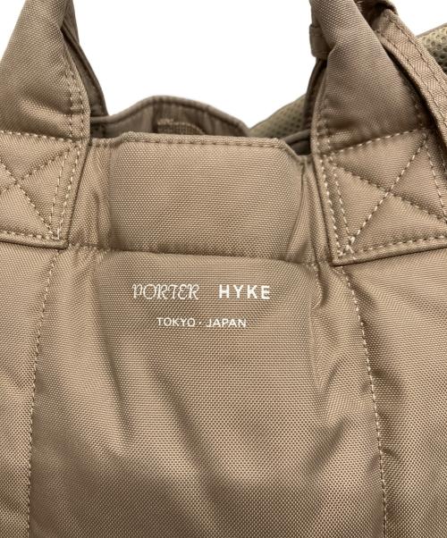 PORTER（ポーター）PORTER (ポーター) HYKE (ハイク) 2WAY TOTE BAG ベージュの古着・服飾アイテム