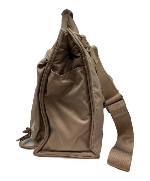 PORTER（ポーター）PORTER (ポーター) HYKE (ハイク) 2WAY TOTE BAG ベージュの古着・服飾アイテム