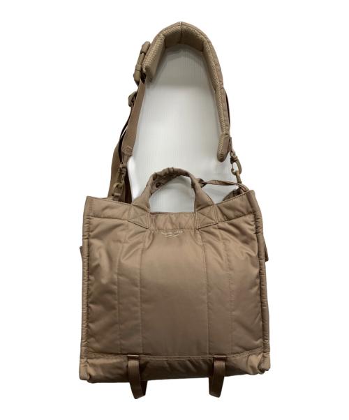 PORTER（ポーター）PORTER (ポーター) HYKE (ハイク) 2WAY TOTE BAG ベージュの古着・服飾アイテム