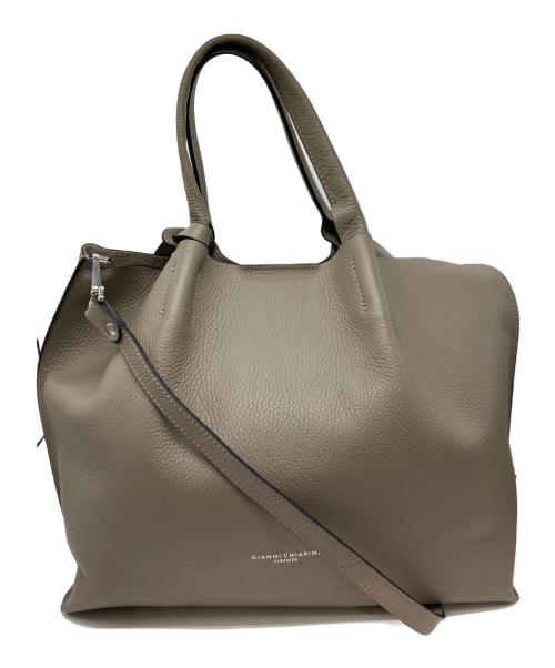 GIANNI CHIARINI（ジャンニ キアリーニ）GIANNI CHIARINI (ジャンニ キアリーニ) TWENTY 2wayバッグ ベージュの古着・服飾アイテム