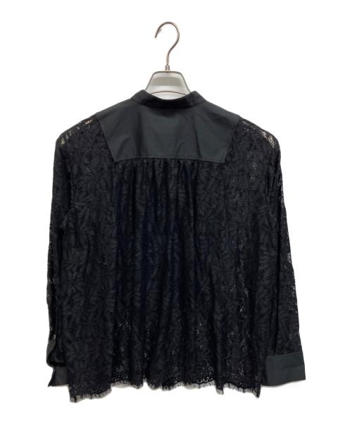 theory luxe（セオリーリュクス）theory luxe (セオリーリュクス) Grace Lace Combo Damie Blouse ブラック サイズ:38 未使用品の古着・服飾アイテム