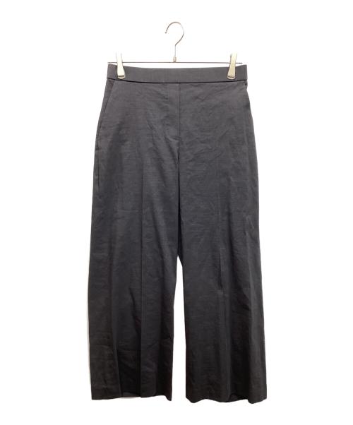 theory（セオリー）theory (セオリー) ストレッチリネンストレートプルオンパンツ Good Crunch グレー サイズ:4 未使用品の古着・服飾アイテム
