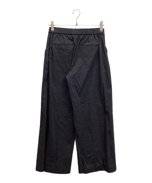 theory（セオリー）theory (セオリー) ストレッチリネンストレートプルオンパンツ Good Crunch グレー サイズ:4 未使用品の古着・服飾アイテム