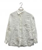 EVERYDAY I LIKE.×DEUXIEME CLASSEエヴリデイ アイ ライク×ドゥーズィエム クラス）の古着「New Linen ワイドシャツ」｜ホワイト