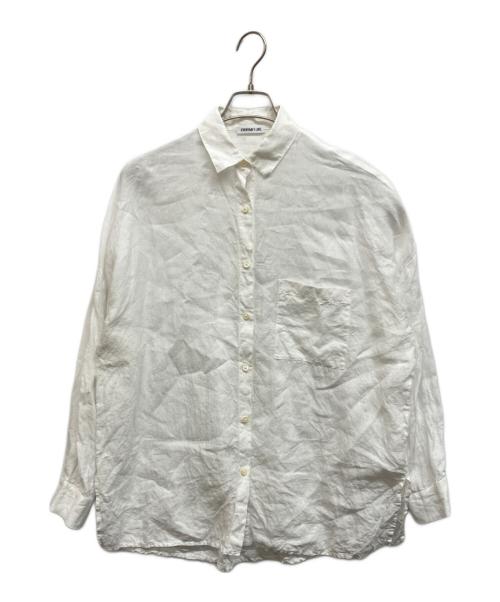 EVERYDAY I LIKE.（エヴリデイ アイ ライク）EVERYDAY I LIKE. (エヴリデイ アイ ライク) DEUXIEME CLASSE (ドゥーズィエム クラス) New Linen ワイドシャツ ホワイト サイズ:Freeの古着・服飾アイテム