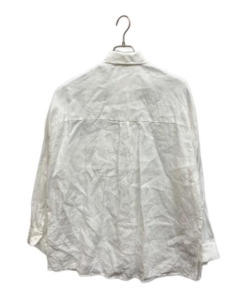 EVERYDAY I LIKE.（エヴリデイ アイ ライク）EVERYDAY I LIKE. (エヴリデイ アイ ライク) DEUXIEME CLASSE (ドゥーズィエム クラス) New Linen ワイドシャツ ホワイト サイズ:Freeの古着・服飾アイテム
