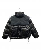 ARMANI EXCHANGEアルマーニ エクスチェンジ）の古着「ダブルファブリック パファージャケット」｜ブラック