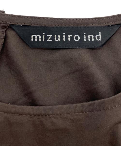mizuiro-ind（ミズイロインド）mizuiro-ind (ミズイロインド) 長袖ブラウス ブラウン サイズ:Freeの古着・服飾アイテム