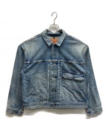 LEVI'S×BEAMS（リーバイス×ビームス）の古着「SUPER WIDE TRUCKER」｜インディゴ