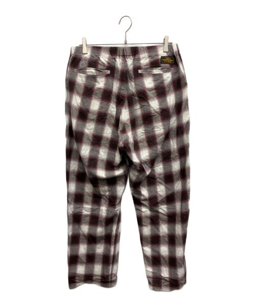 NEIGHBORHOOD（ネイバーフッド）NEIGHBORHOOD (ネイバーフッド) チェックイージーパンツ ブラウン サイズ:Mの古着・服飾アイテム