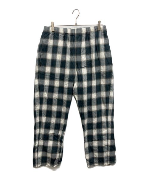 NEIGHBORHOOD（ネイバーフッド）NEIGHBORHOOD (ネイバーフッド) チェックイージーパンツ ブルー サイズ:Mの古着・服飾アイテム