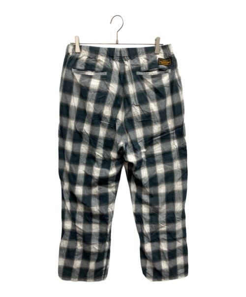 NEIGHBORHOOD（ネイバーフッド）NEIGHBORHOOD (ネイバーフッド) チェックイージーパンツ ブルー サイズ:Mの古着・服飾アイテム