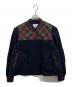 LANVIN en Bleu（ランバンオンブルー）の古着「ボア切替ブルゾン」｜ネイビー