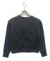 LANVIN en Bleu (ランバンオンブルー) 前後切替クルーネックスウェット ネイビー サイズ:38：4000円