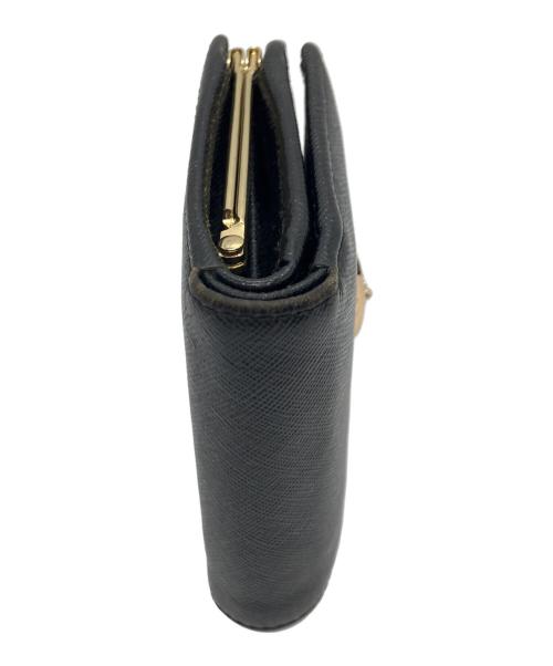 Vivienne Westwood（ヴィヴィアンウエストウッド）Vivienne Westwood (ヴィヴィアンウエストウッド) メタルオーブ 2つ折り財布 ブラックの古着・服飾アイテム