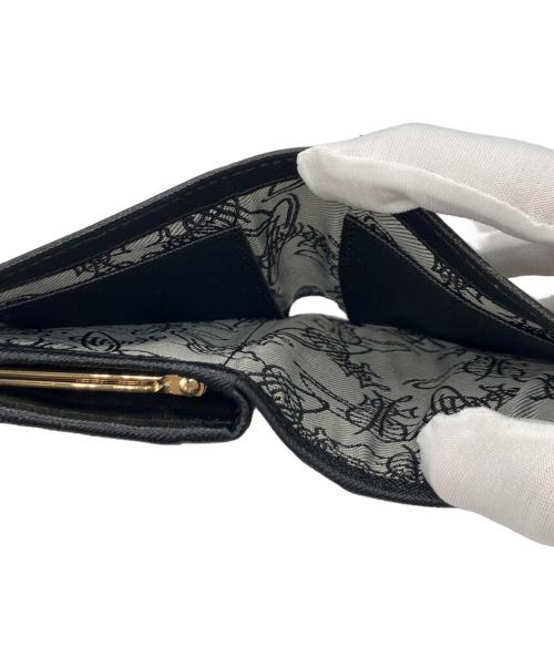 Vivienne Westwood（ヴィヴィアンウエストウッド）Vivienne Westwood (ヴィヴィアンウエストウッド) メタルオーブ 2つ折り財布 ブラックの古着・服飾アイテム