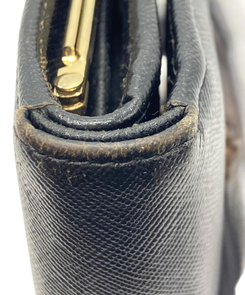 Vivienne Westwood（ヴィヴィアンウエストウッド）Vivienne Westwood (ヴィヴィアンウエストウッド) メタルオーブ 2つ折り財布 ブラックの古着・服飾アイテム