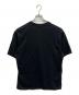 A BATHING APE (アベイシングエイプ) RHINESTONE COLLEGE RELAXED FIT T-SHIRT ブラック サイズ:M：10000円