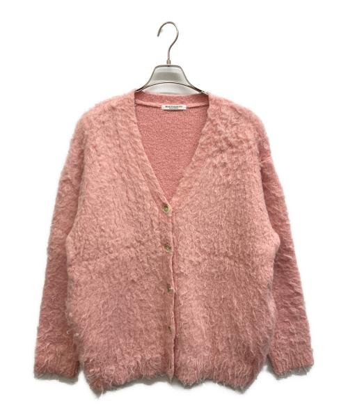 BEAUTY&YOUTH UNITED ARROWS（ビューティーアンドユースユナイテッドアローズ）BEAUTY&YOUTH UNITED ARROWS (ビューティーアンドユースユナイテッドアローズ) シャギーニットカーディガン ピンク サイズ:Freeの古着・服飾アイテム
