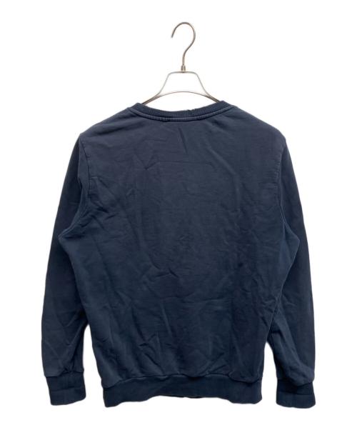 DIESEL（ディーゼル）DIESEL (ディーゼル) デニムパッチスウェット ネイビー サイズ:Ｓの古着・服飾アイテム