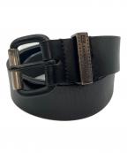 DIESELディーゼル）の古着「B-FLAG BELT」｜ブラック