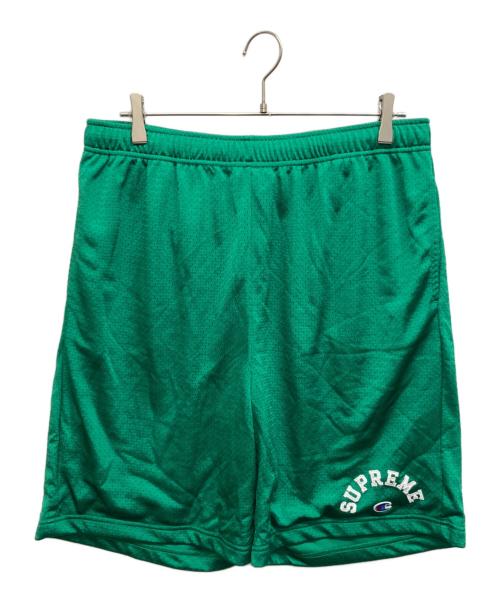 SUPREME（シュプリーム）SUPREME (シュプリーム) Champion (チャンピオン) Mesh Short グリーン サイズ:Sの古着・服飾アイテム