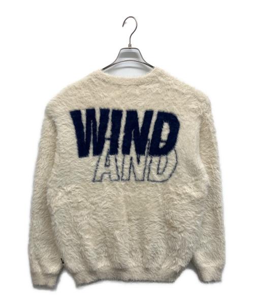 WIND AND SEA（ウィンダンシー）WIND AND SEA (ウィンダンシー) Shaggy BIGSEA Knit Sweater アイボリー サイズ:L 未使用品の古着・服飾アイテム