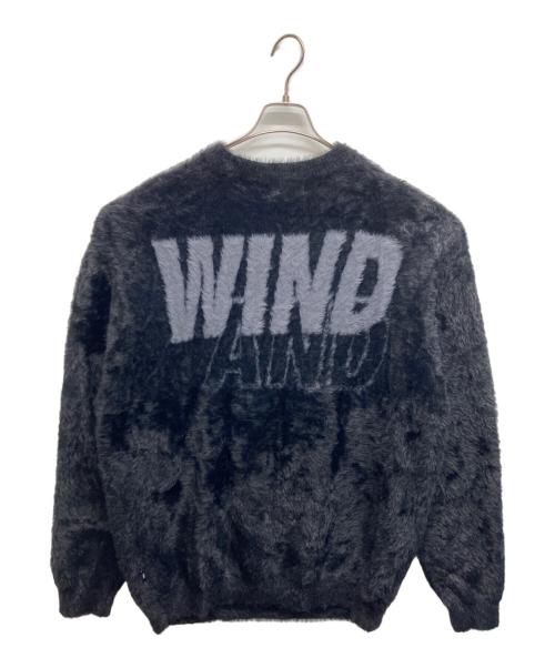WIND AND SEA（ウィンダンシー）WIND AND SEA (ウィンダンシー) Shaggy BIGSEA Knit Sweater ブラック サイズ:L 未使用品の古着・服飾アイテム