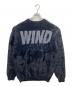 WIND AND SEA (ウィンダンシー) Shaggy BIGSEA Knit Sweater ブラック サイズ:L 未使用品：16000円