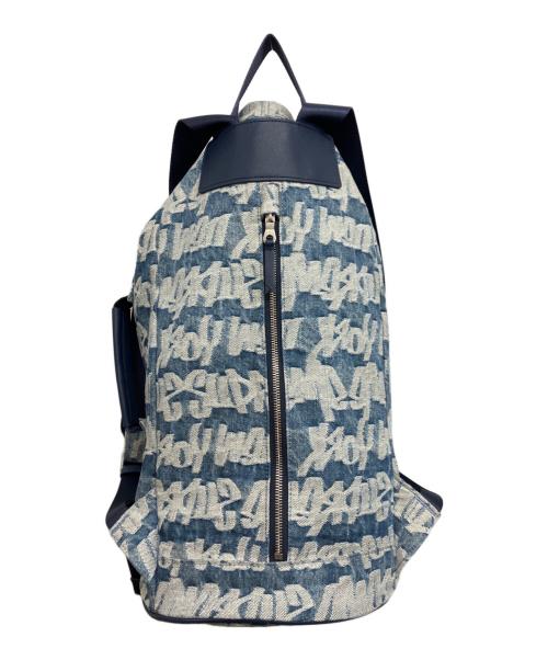 SUPREME（シュプリーム）Supreme (シュプリーム) fat tip jacquard denim backpack インディゴ サイズ:下記参照の古着・服飾アイテム