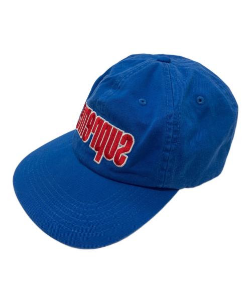 SUPREME（シュプリーム）Supreme (シュプリーム) Reverse Logo 6-Panel ブルーの古着・服飾アイテム