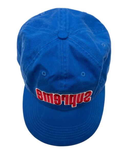 SUPREME（シュプリーム）Supreme (シュプリーム) Reverse Logo 6-Panel ブルーの古着・服飾アイテム