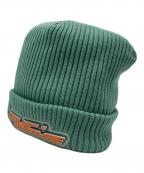SUPREMEシュプリーム）の古着「Raised Logo Patch Beanie」｜グリーン