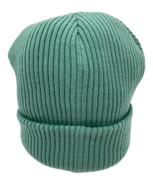 SUPREME（シュプリーム）Supreme (シュプリーム) Raised Logo Patch Beanie グリーン サイズ:下記参照の古着・服飾アイテム