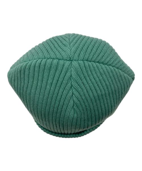 SUPREME（シュプリーム）Supreme (シュプリーム) Raised Logo Patch Beanie グリーン サイズ:下記参照の古着・服飾アイテム