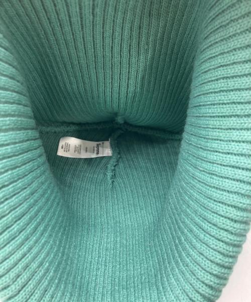 SUPREME（シュプリーム）Supreme (シュプリーム) Raised Logo Patch Beanie グリーン サイズ:下記参照の古着・服飾アイテム