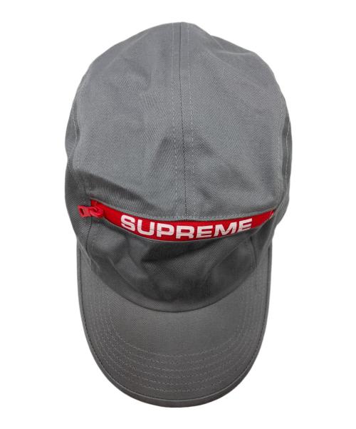 SUPREME（シュプリーム）Supreme (シュプリーム) Top Zip Camp Cap グレー サイズ:下記参照の古着・服飾アイテム