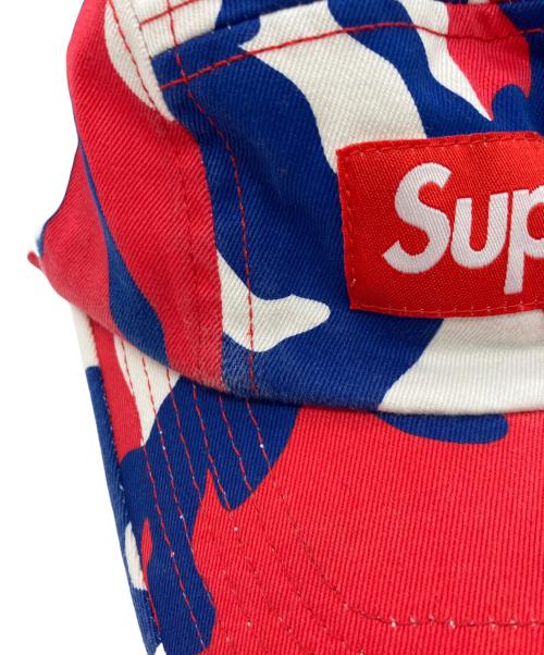 SUPREME（シュプリーム）SUPREME (シュプリーム) Washed Chino Twill Camp Cap レッドの古着・服飾アイテム