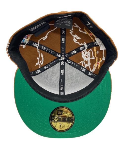 SUPREME（シュプリーム）SUPREME (シュプリーム) New Era (ニューエラ) Worldwide Box Logo ブラウン サイズ:7 1/2の古着・服飾アイテム