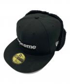 SUPREME×New Eraシュプリーム×ニューエラ）の古着「Box Logo Flight Cap」｜ブラック