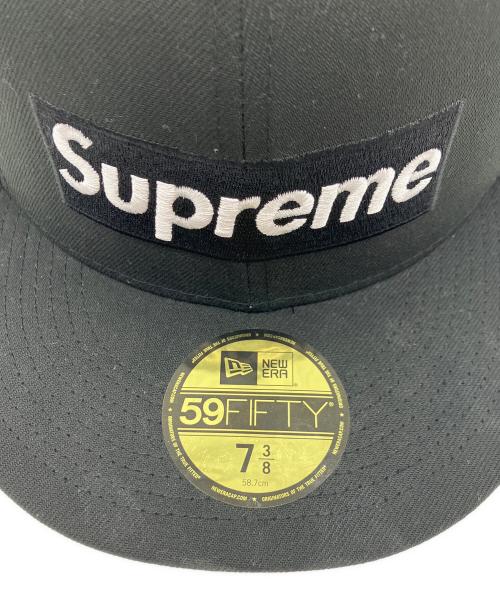 SUPREME（シュプリーム）SUPREME (シュプリーム) New Era (ニューエラ) Box Logo Flight Cap ブラック サイズ:7 3/8の古着・服飾アイテム