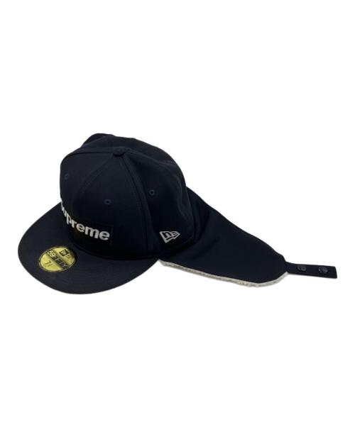 SUPREME（シュプリーム）Supreme (シュプリーム) New Era (ニューエラ) Box Logo Flight Cap ネイビー サイズ:下記参照の古着・服飾アイテム