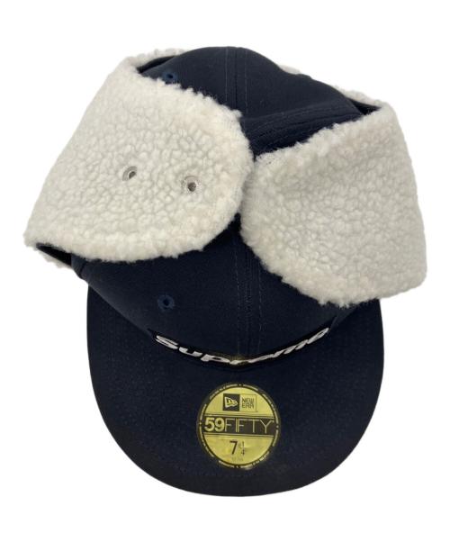 SUPREME（シュプリーム）Supreme (シュプリーム) New Era (ニューエラ) Box Logo Flight Cap ネイビー サイズ:下記参照の古着・服飾アイテム